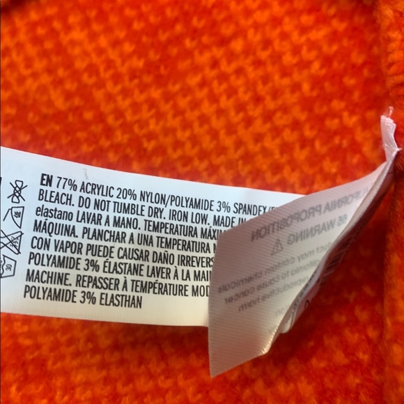 English Factory Vibrant Orange sweater - Picture 6 of 6